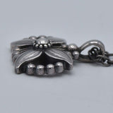 GEORG JENSEN ジョージジェンセン ネックレス ヘリテージ 1998 シルバー 925 約11.8g 箱有 H8233-5