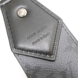 LOUIS VUITTON ルイヴィトン LV モノグラム・エクリプス リバース ショルダーストラップ J02498 黒/グレー J903