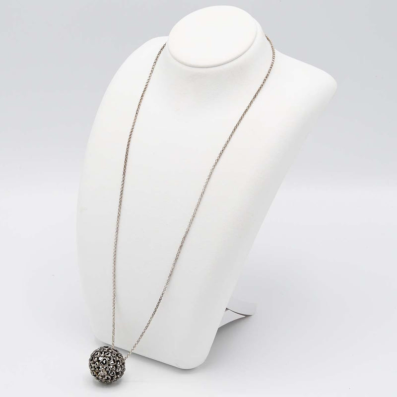 GEORG JENSEN ジョージジェンセン 251F ハートバイハート ネックレス ペンダント 925 シルバー 約16.8g 箱有 H13549
