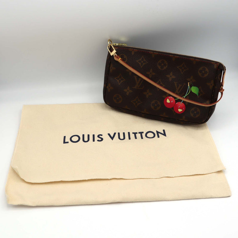 LOUIS VUITTON ルイヴィトン チェリー M95008 ポシェットアクセソワール 村上隆 モノグラム ポーチ H5509