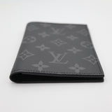 LOUIS VUITTON ルイヴィトン M64501 パスポートカバー クーヴェルテュール･パスポール NM モノグラム・エクリプス 黒 26k999-41