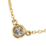 仕上げ済 TIFFANY＆Co. ティファニー バイザヤード ネックレス K18 ゴールド 約3.1mm 約1.6g ジュエリー ◆ H18994