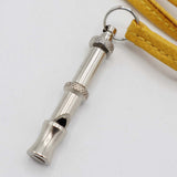HERMES エルメス ホイッスル ネックレス レザー ストラップ イエロー アクセサリー H22106