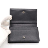 PRADA プラダ カードケース サフィアーノレザー ブラック メンズ 26k230-1