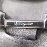 Salvatore Ferragamo フェラガモ パンプス ガンチーニ チャンキーヒール ブラック 7 1/2 D 24.5cm 靴 箱有 H12688-4