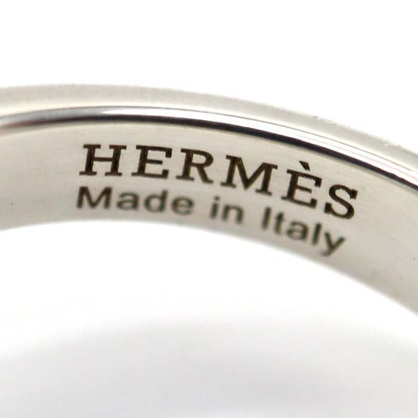 HERMES エルメス リング ギャロップ 56 21X284017 15.5号 シルバー 925 15.3g アクセサリー箱有 H8945