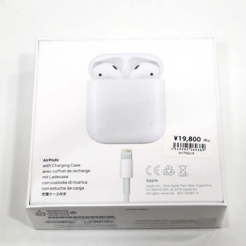 未開封 未使用 AirPods with Charging Case 第二世代 MV7N2J/A エアポッツ A2032 A2031 A1602 24s76-1