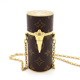 LOUIS VUITTON ルイヴィトン LV リップスティックケース モノグラム MP2406 ペンダント チェーン 19K362-250