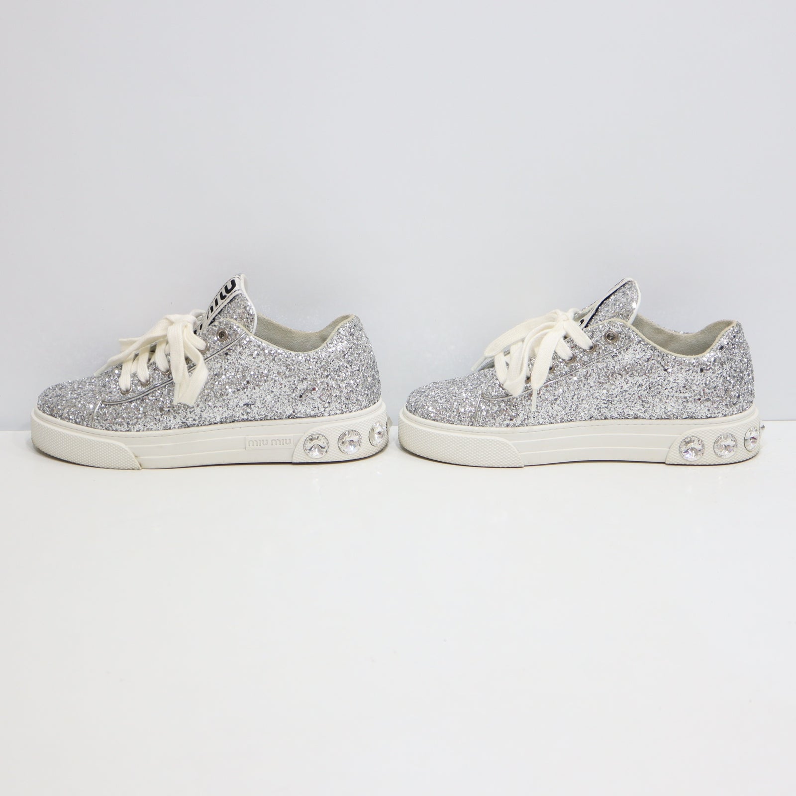 miumiu ミュウミュウ スニーカー 643 グリッター ラメ 36 1/2 23.5cm 
