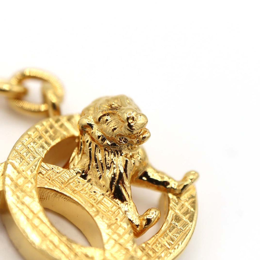 CHANEL シャネル ネックレス ライオン ココマーク B22A ゴールド GP