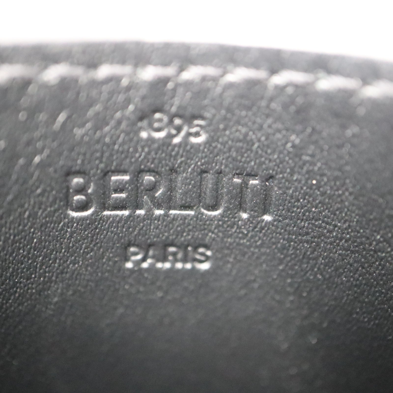 BERLUTI ベルルッティ バンブー テトリス スクリットレザー カード 