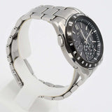 稼働 腕時計 SEIKO セイコー 8B82-0AE0 クロノグラフ ソーラー 黒色文字盤 メンズ 箱・取説有 24s865-1