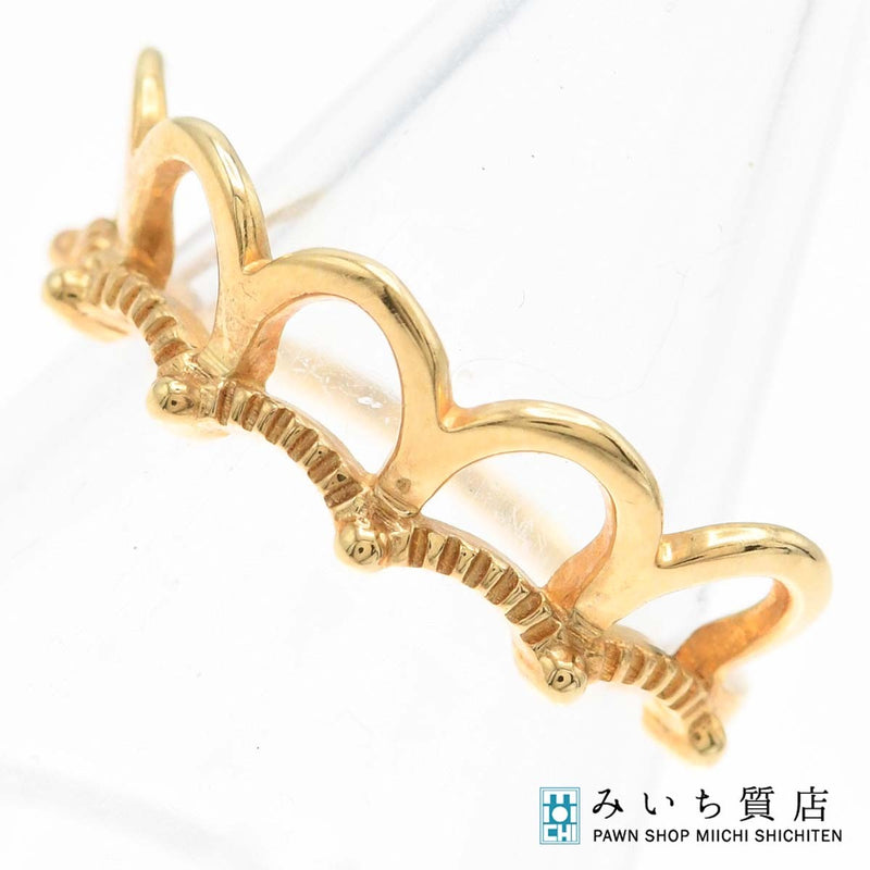 ete エテ リング 指輪 K10 約1.6g 約9号 ゴールドカラー アクセサリー レディース 25k588-3-1