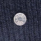 HERMES エルメス ニットキャップ 帽子 Lisa Slalom リーサ・スラローム ネイビー ウール カシミヤ 箱袋 J783