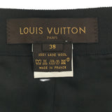 LV ルイヴィトン LOUIS VUITTON パンツ ブラック 38 サイズ ウール ボトムス 服 衣類 30k297-4