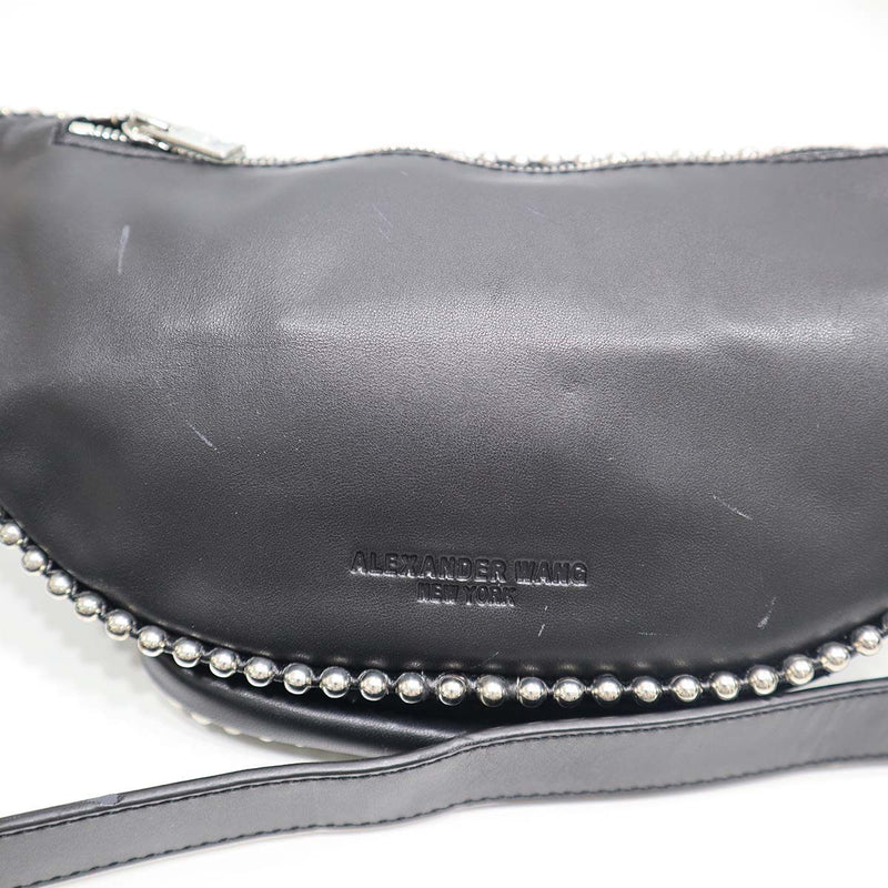 ALEXANDER WANG アレキサンダーワン ウエストバッグ ボディバッグ ブラック レザー ウエストポーチ H20778