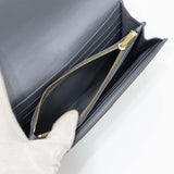 BOTTEGA VENETA ボッテガヴェネタ 長財布 カセット ラージ フラップウォレット マキシイントレチャート グレー 袋あり H17070
