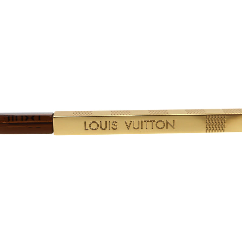 美品 LV ルイヴィトン サングラス Z0339U 948 アティチュード パイロット ダミエ ケース付 LOUIS VUITTON 23k617-1