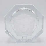 VERSACE ベルサーチ ローゼンタール メデューサ アッシュトレイ 灰皿 クリスタルガラス インテリア 置物 箱有 22k52-1