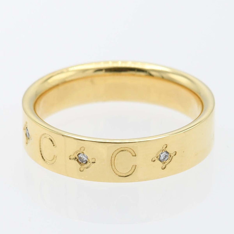 仕上げ済 CELINE セリーヌ リング 指輪 ダイヤ 750 D0.05  約12号 約6g ゴールド アクセサリー レディース H2667
