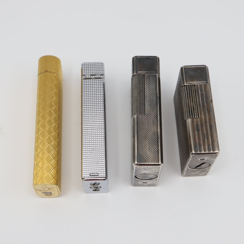 着火未確認 ガス ライター 4つセット まとめ売り S.T.Dupont デュポン Cartier カルティ Hadoson ハドソン 喫煙グッズ ブランド色々 H4751-7