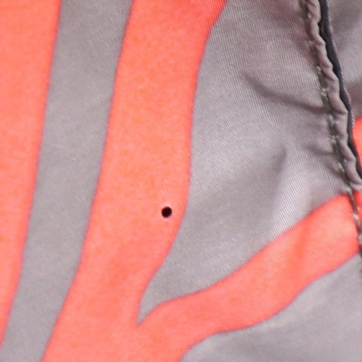 PRADA プラダ トートバッグ ナイロン 総柄 三角ロゴ レッド グレー 鞄 H18173