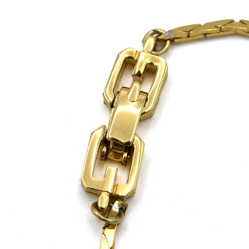 GIVENCHY ジバンシィ ロゴプレート ブレスレット ブレス ゴールドカラー Gロゴ レディース ヴィンテージ アクセサリー H9291