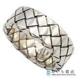 BOTTEGA VENETA ボッテガヴェネタ イントレチャート リング 指輪 925 シルバー 約11号 約8.3g アクセサリー H21893