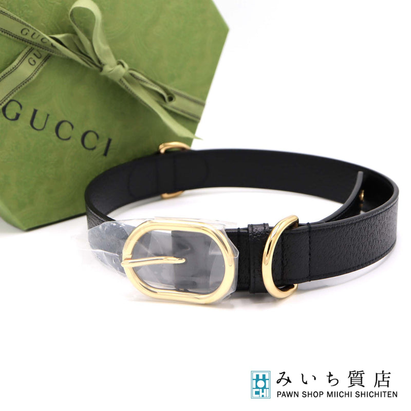 GUCCI グッチ 首輪 695256 インターロッキングG XL ペット ペット用品 ブラック 25k389-1