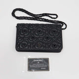 CHANEL シャネル チェーンウォレット カメリア 24番台 ショルダーバッグ ココマーク ブラック ギャラ有 H8450