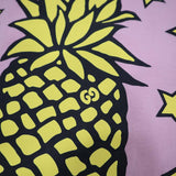 GUCCI グッチ Tシャツ パイナップル柄 ピンク Lサイズ オーバーサイズ レディース 25k1002-2