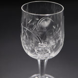 Baccarat オールドバカラ 花文グラヴィール6客 デキャンタ セット NO1214-0032 箱有 25k1161-3