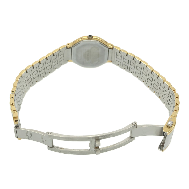 腕時計 稼働 SEIKO セイコー クレドール 4N70-0012 クォーツ 白色文字盤 レディース H20671