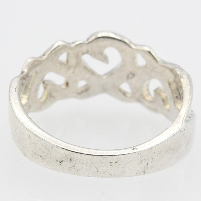 TIFFANY＆Co. ティファニー トリプル ラビングハート 指輪 リング 925 シルバー 約11.5号 約3.1g アクセサリー レディース H20664