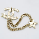 CHANEL シャネル B23B ピンブローチ ココマーク スター 星 ゴールドカラー系 アクセサリー 服飾小物 レディース H15253