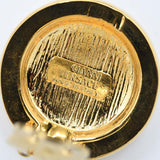 GIANNI VERSACE ヴェルサーチ イヤリング メデューサ GP ラインストーン ゴールドカラー アクセサリー 約18.5g 箱 H24183