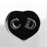 Christian Dior ディオール ピアス CDロゴ ハート シルバーカラー 約3.9g アクセサリー H8577