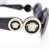 GIANNI VERSACE ジャンニ ヴェルサーチ サングラス メデューサ MOD.527 COL.N52 ブラックカラー ケース付 H13257