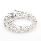 TASAKI タサキ ネックレス ブローチ 3WAY マベ真珠 マベパール シルバー925 約17.9g 箱保クロス H21406