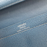 HERMES エルメス べアン ミニ カードケース 小銭入れ ウォレット エプソン Y刻 ブルー系 22k514-1