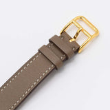 稼働 腕時計 HERMES エルメス Hウォッチ RS1.201 クォーツ 白色文字盤 2025年2月電池交換済 H15598