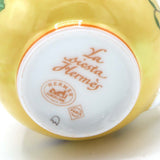 HERMES エルメス SIESTA シエスタ デミタス 花と蝶 カップ＆ソーサー 2客セット 食器 26k270-4