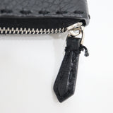 FENDI フェンディ ウォレット SELLERIA セレリア ラウンドファスナー 7M0210 AP3B 長財布 ブラック 箱袋 J611