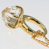 仕上げ済 TASAKI タサキ ネックレス リングモチーフ 750 2.1g ゴールド アクセサリー H15168