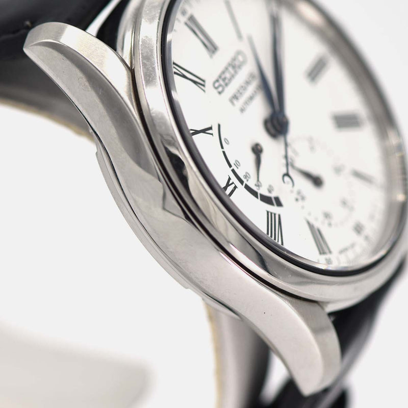 腕時計 稼働 SEIKO セイコー プレサージュ 6R27-00L0 自動巻き メンズ 白色文字盤 H9566