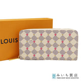 LOUIS VUITTON LV ルイヴィトン 財布 N64615 ダミエアズール スタッズ ジッピーウォレット 箱袋 H23129!