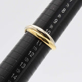 仕上げ済 Cartier カルティエ リング トリニティ 2連 750YG/WG 10.5号 #51 3.5g ジュエリー mo73