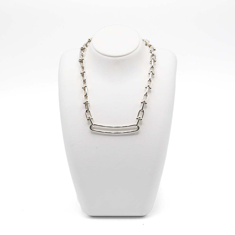 Tiffany&Co. ティファニー ハードウェア リンク ネックレス 925 チョーカー 79.5g  箱 ケース有 M3913