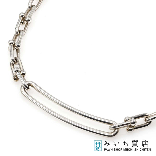 Tiffany&Co. ティファニー ハードウェア リンク ネックレス 925 チョーカー 79.5g  箱 ケース有 M3913