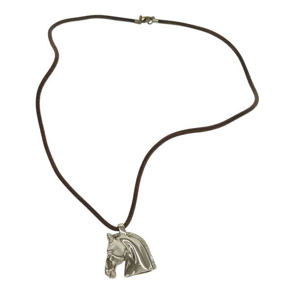 HERMES エルメス ネックレス シュバルホース 馬 総重量約38.8g アクセサリー M3468